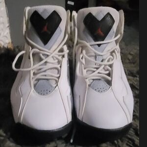 Kids White and Black Sneakers